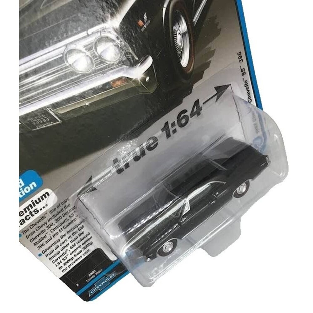 AW Auto World Vintage Muscle 1967 Chevy Chevelle SS 396 Premium Series Black NEW - Picture 2 of 3